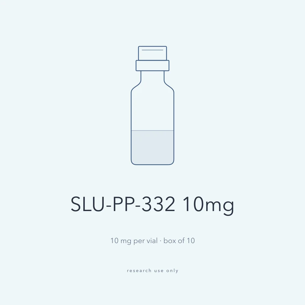 Drawing of a SLU-PP-332 10mg vial